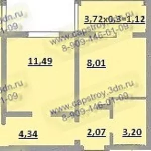 Продам 2-к квартиру 49кв.м.,  отделка под ключ,  ккб