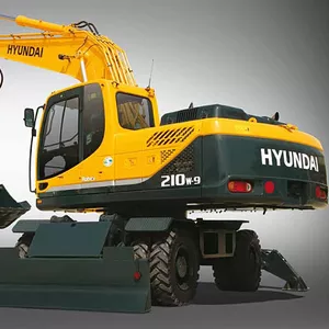 Колесный экскаватор Hyundai R210W-9S 