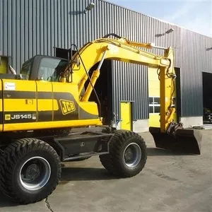 JCB JS145W w- колесный экскаватор