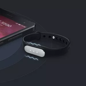 Xiaomi Mi Band - умный будильник,  шагомер,  фазы сна,  контроль звонков.