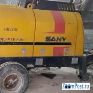 Продаю стационарный бетононасос SANY HBT60C