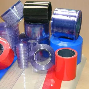 Эластичные пластиковые полосовые ПВХ завесы из прозрачных лент