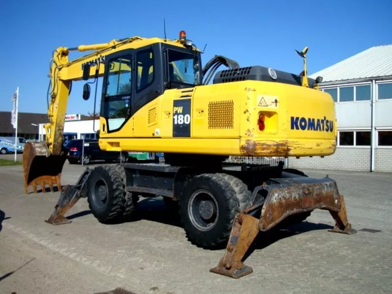 KOMATSU PW 180-7 EO- колесный экскаватор