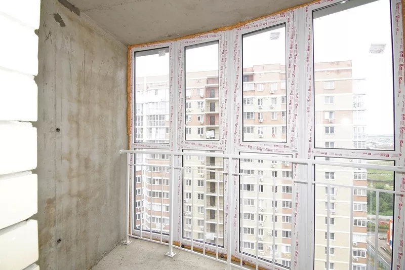 Видовая двухкомнатная квартира в развитом районе Краснодара 5